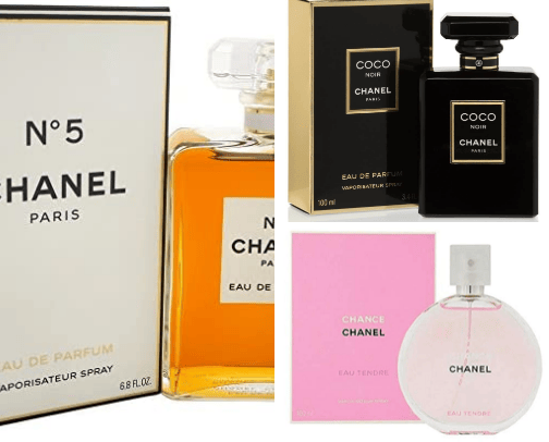 Fragrances cover photo collage