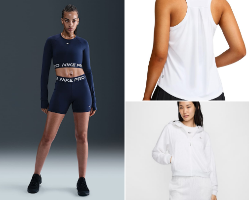 Nike Women Apparel : “Move fierce. Look fearless.” cover photo collage