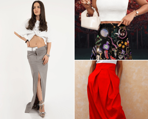 Skirts cover photo collage