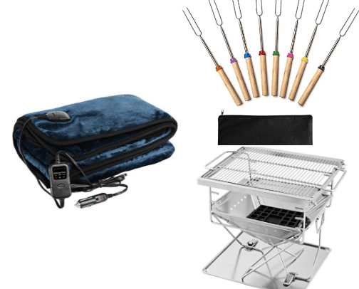 Winter camping must haves! cover photo collage