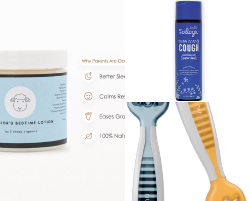 Tiny tested, parent approved products! cover photo collage