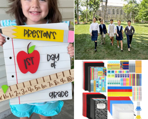 Back to School Essentials cover photo collage