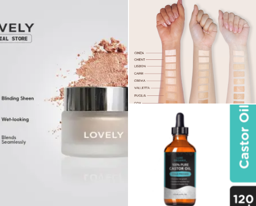 My favorite beauty recs cover photo collage
