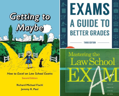 Get Free - Getting to Maybe: How to Excel on Law School Exams success kit cover photo collage
