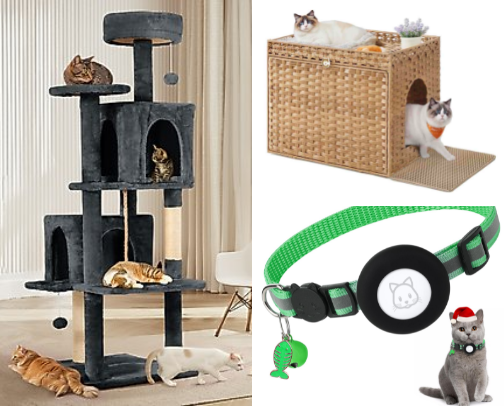 Cat things🐈‍⬛ cover photo collage