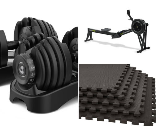 At-Home Gym, Pilates Studio & Cold Plunge Recovery Favorites cover photo collage