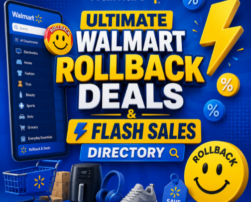 Ultimate Walmart Rollback Deals & Flash Sales Directory cover photo collage