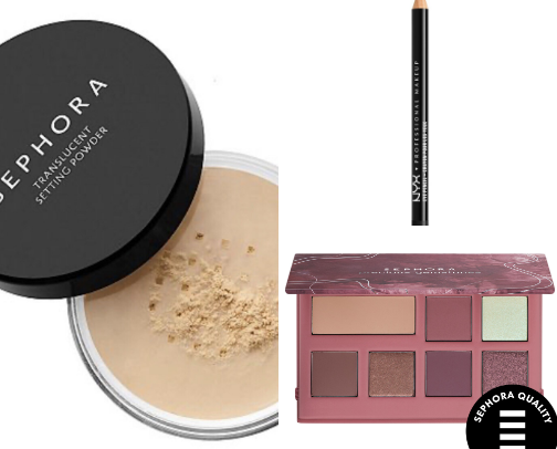 Everyday makeup essentials 🌟 cover photo collage