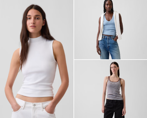 Gap Tops Worth Adding to Your Capsule Wardrobe 🤍 cover photo collage