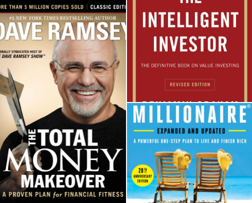 Financial Books Worth Reading cover photo collage