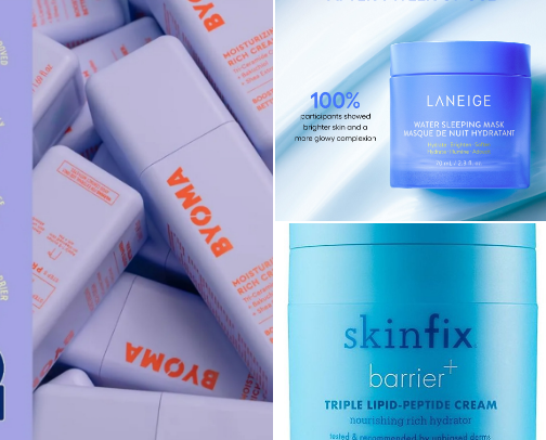 Nighttime Skincare Essentials cover photo collage