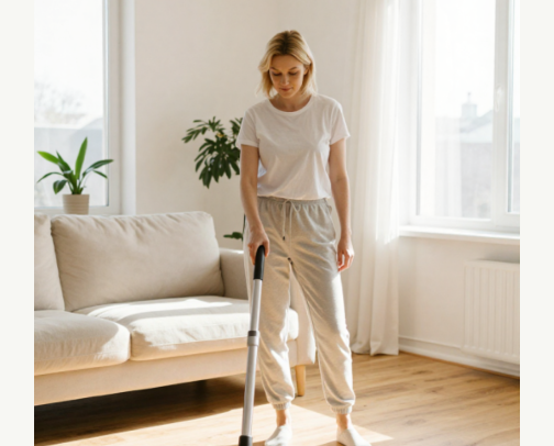 Home Cleaning Essentials That Save Busy Women Time Every Week cover photo collage