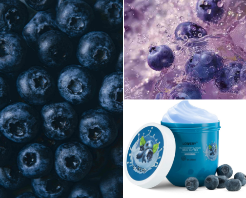 🫐 🚿 Blueberry Breeze Shower Routine cover photo collage