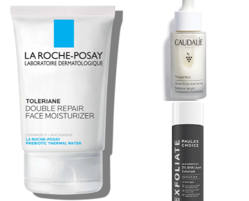 Skincare I love (as a licensed esthetician) cover photo collage