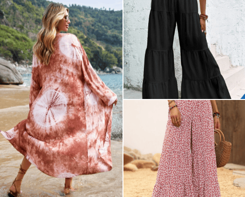 Shein Boho Fashion cover photo collage