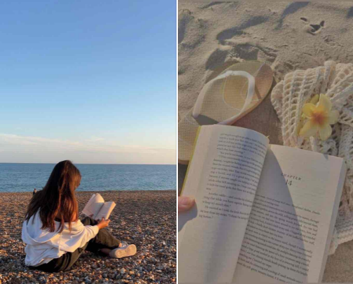 Romance Summery Vibes 📚 cover photo collage