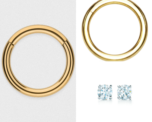 NOSE RINGS cover photo collage