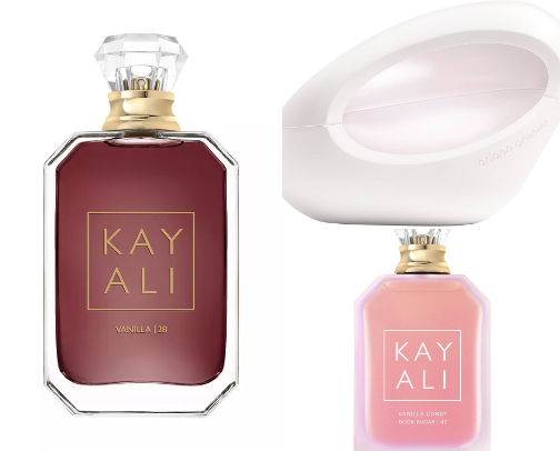 My favorite perfumes as a vanilla gourmand girly cover photo collage