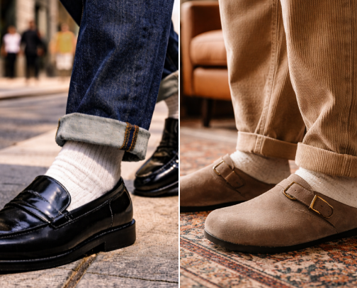 Ditch the Jordans: Men's Shoes cover photo collage