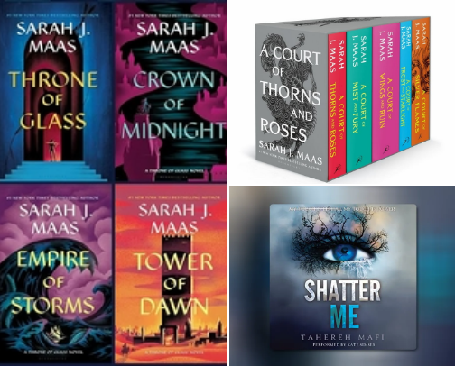 Fantasy Book Recs cover photo collage