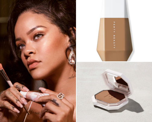 Fenty beauty 🤎 cover photo collage