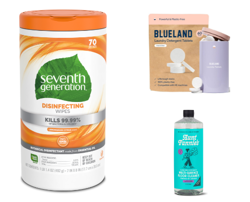 Low Toxic Cleaning & Household Supplies I Use All The Time cover photo collage