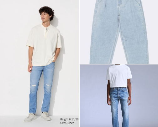 my jeans collections cover photo collage