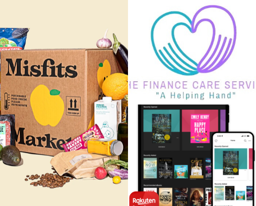 Sevices, Books, Foods and drinks cover photo collage
