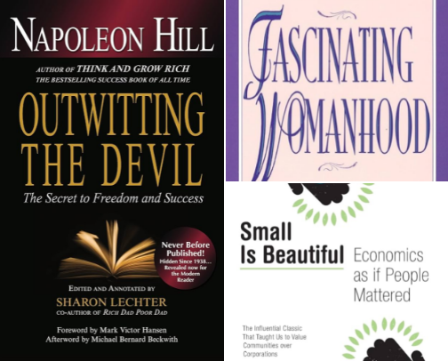 Some Unconventional Books for the Evergrowing Soul! cover photo collage