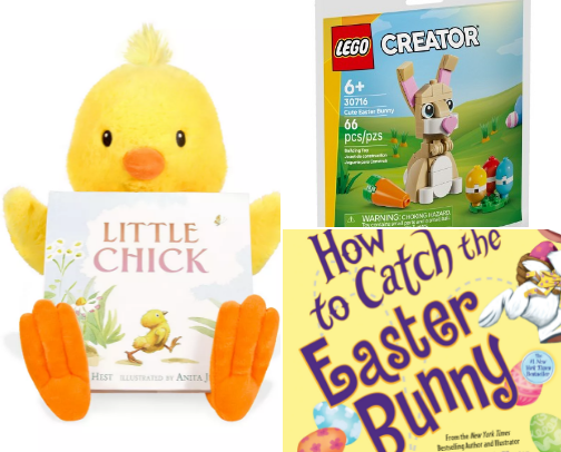Easter Basket Stuffers for Your Little Bunnies cover photo collage