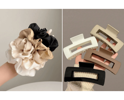 Amazon hair products cover photo collage