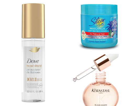 Slip, Shine & Bond Repair Hair Essentials cover photo collage