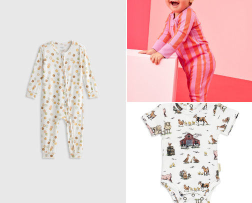 100% GOTS Certified Organic Cotton for your little ones cover photo collage