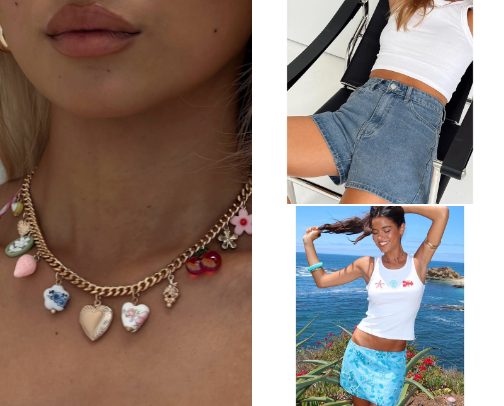 It Girl Summer Essentials 🌸🌿☀️👙 cover photo collage