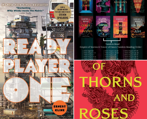 My favorite book recs cover photo collage