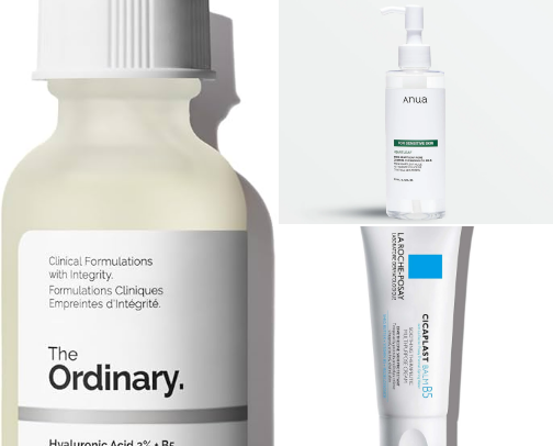 Skin care cover photo collage