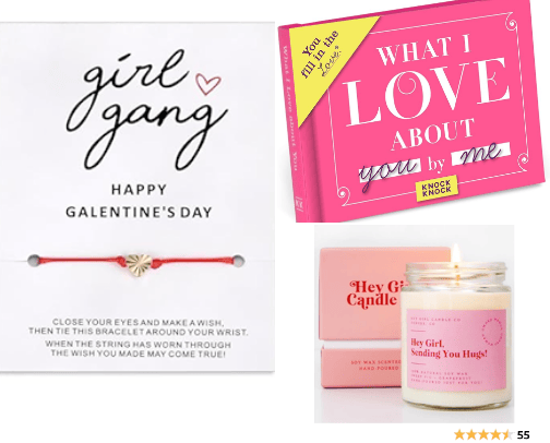 Galentine's Day gift guide cover photo collage