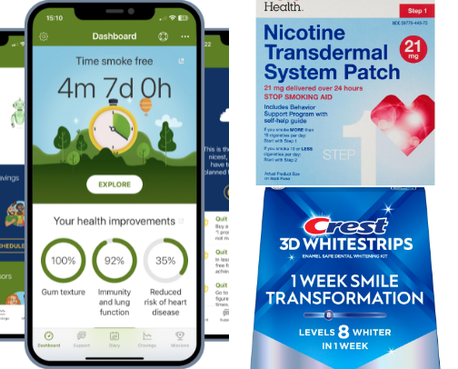 I am a Quitter - smoke free for 100+ days cover photo collage