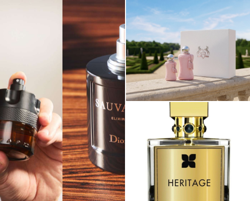 Men's Fragrances That Turn Heads cover photo collage
