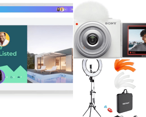 Let's create some content! cover photo collage
