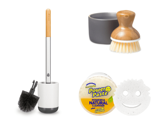 Cleaning items 🫧 cover photo collage