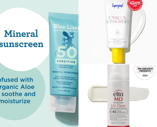 Glow Without the Burn: Must-Have Sunscreens cover photo collage