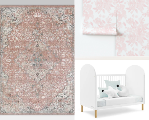 Baby Girl Nursery cover photo collage