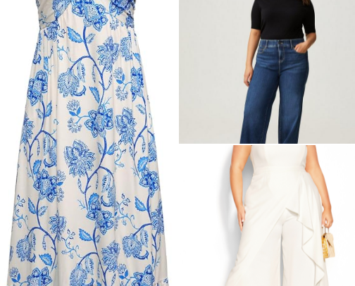 Plus size fashion faves cover photo collage