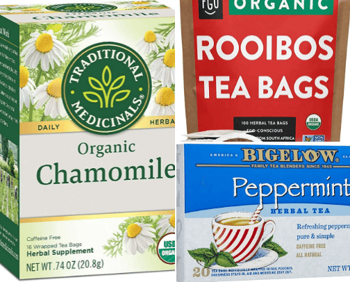 Tea - heart friendly, good for the gut & improve attention and focus. cover photo collage