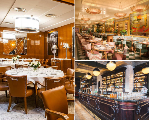 London - MAYFAIR (bars + restaurants) cover photo collage