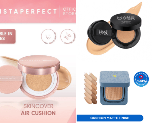 Produk cushion terbaik cover photo collage