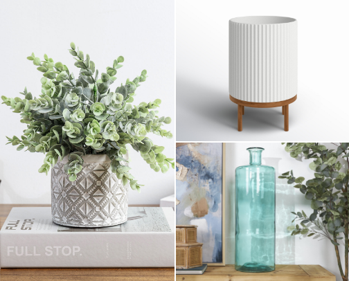 Plants and Vases cover photo collage