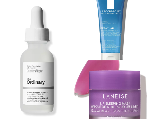Skin care cover photo collage