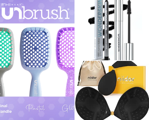 Free samples I have got as a tiktok affiliate and I would buy them myself if I had the money cover photo collage